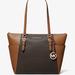 Michael Kors Bags | New Michael Kors Charlotte Large Shoulder Tote Signature Coated Canvas Brown | Color: Brown | Size: Os