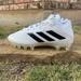 Adidas Shoes | Adidas Sm Freak Mid Football Cleats White Black Size 9 | Color: Black/White | Size: 9