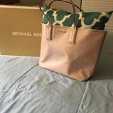 Michael Kors Bags | Host Pick Nwt Michael Kors Jodie Large Logo Jacquard Tote Bag | Color: Pink | Size: Large