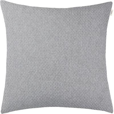 Kissenhülle ESPRIT "Harp Structure, Wendekissenhülle ohne Füllung, 1 Stück", grau (hellgrau), B:60cm L:60cm, Polyester, Obermaterial: 100% Polyester, Kissenbezüge, in Flanelloptik Image