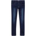 Stretch-Jeans NAME IT "NKMTHEO DNMTHAYER COR1 SWE PANT" Gr. 128, N-Gr, blau (dark blue) Jungen Jeans 5-Pocket-Jeans