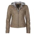 Lederjacke MAZE "42021133" Gr. L, braun (mud) Damen Jacken Lederjacken