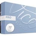 Vice Golf Pro Zero | 12 Golf Balls | Features: Direct Feedback, Maximum Durability, High Spin | Profile: Designed for Casual Golfers