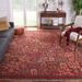 Red/White 120 x 96 x 0.12 in Indoor Area Rug - Safavieh Sultanabad Hand-Knotted Red/Ivory Rug Cotton/Wool | 120 H x 96 W x 0.12 D in | Wayfair