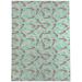 White Rectangle 2' x 3' Kitchen Mat - KAVKA DESIGNS Candy Cane Kisses Mint Kitchen Mat 36.0 x 24.0 x 0.08 D | Wayfair MWMAT-17306-2X3-KAV2746