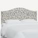 Mayfair Headboard Upholstered/Linen Rifle Paper Co. x Cloth & Company | 49 H x 62 W x 4 D in | Wayfair 912QRPCAVBLKCRMLCB