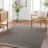 Elle 2' x 3' Rustic Jute Taupe/Mocha/Cloud Gray/Dusty Sage/Medium Gray/Dark Blue/Light Gray/Navy Area Rug - Hauteloom