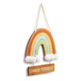 Zoomie Kids Kindness Rainbow Wall Décor in Blue/Green/White | 16.5 H x 16 W x 2 D in | Wayfair 2B37B890123A4147AF371AF2A2F91CC5