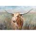 Union Rustic Big Sky Longhorn Sunset - Wrapped Canvas Print Canvas in White | 24 H x 36 W x 1.25 D in | Wayfair 5BAFF272B24B4FEE90668BCA182A53E3