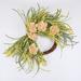 Primrue Spring Summer Peony Wreath 28" Wreath Most Realistic Faux/Wood/Twig in Green/Yellow | 28 H x 28 W x 6 D in | Wayfair