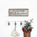 The Holiday Aisle® I'll Be Home For Christmas Whitewash Wood in Brown/White | 24 H x 8 W x 1.5 D in | Wayfair DAF98655170642619F7C6B58DA99D676