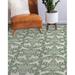 White 144 x 108 x 0.08 in Area Rug - The Twillery Co.® Watford DEER ME SAGE Area Rug Polyester | 144 H x 108 W x 0.08 D in | Wayfair