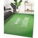 Green 120 x 96 x 0.08 in Area Rug - MERRY LITTLE EVER Area Rug By The Holiday Aisle® Polyester | 120 H x 96 W x 0.08 D in | Wayfair
