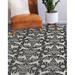 White 36 x 24 x 0.08 in Area Rug - The Twillery Co.® Uttoxeter DEER ME CHARCOAL Area Rug Polyester | 36 H x 24 W x 0.08 D in | Wayfair