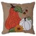 Pillow Perfect Indoor Harvest Pumpkins 16.5-inch Throw Pillow, 16.5 X 16.5 X 5