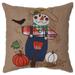 Pillow Perfect Indoor Harvest Scarecrow 16.5-inch Throw Pillow, 16.5 X 16.5 X 5