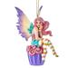 Kurt Adler 4.25-Inch Amy Brown Cupcake Fairy Ornament - N/A