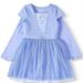 Disney Dresses | New! Disney Frozen 2 Elsa Cosplay Tutu Dress Up W/ Detachable Cape M 7/8 Blue | Color: Blue | Size: 7/8