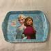 Disney Kitchen | Disney’s Frozen Elsa And Anna Blue Snowflake Small Plastic Tray | Color: Blue/Pink | Size: Os
