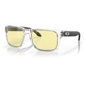 Oakley OO9244 Holbrook A Sunglasses - Men's Clear Frame Prizm Gaming Lens Asian Fit 56 OO9244-924463-56