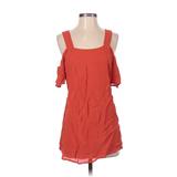 Forever 21 Casual Dress: Orange Solid Dresses - Women's Size X-Small