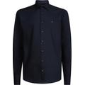 Businesshemd TOMMY HILFIGER TAILORED "CL FLEX OXF RF SHIRT" Gr. 42, N-Gr, blau (desert sky) Herren Hemden Langarm