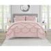 Winston Porter Scallop Ruffle Blush Pink Garment Washed Soft Solid Quilt Set /Polyfill/Microfiber in Pink/Yellow | King Quilt + 2 King Shams | Wayfair