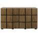 Loon Peak® Darnee 62" Wide 3 Drawer Sideboard Wood in Black/Brown | 38 H x 62 W x 18 D in | Wayfair A04449B1FBE64623A9F804C232BE6F17