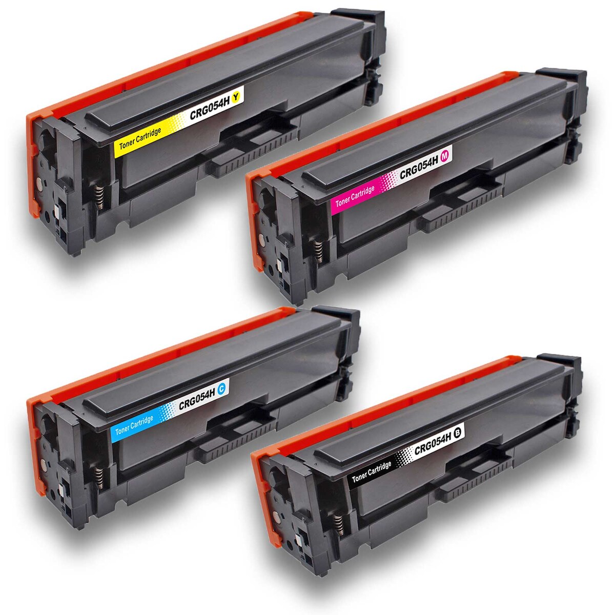 D&C Sparset 4 Toner für Canon i-SENSYS LBP640C Tonerkassetten kompatibel 054H / 054 Image