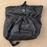 Lululemon Athletica Bags | Lululemon Large Pull-String Gym Duffel Bag In Black | Color: Black | Size: Os