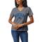 Women's League Collegiate Wear Heather Gray Kentucky Wildcats Intramural Boyfriend V-Neck T-Shirt