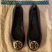 Tory Burch Shoes | Nwt Tory Burch Leather Ballerina Reva Mestico | Color: Black | Size: 7