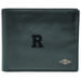 Men's Fossil Black Rochester Yellow Jackets Leather Ryan RFID Flip ID Bifold Wallet