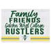 Golden West College 24" x 34" Friends Family Wall Art