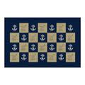 Navy Midshipmen 30'' x 46'' Checkerboard Floor Mat