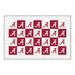 Alabama Crimson Tide 30'' x 46'' Checkerboard Floor Mat