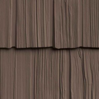The Foundry 10 Inch Vinyl Staggered Shakes (1 Square) 248 Cocoa