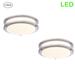 Hanz 10.3 inch. Selectable LED 2700K, 3000K,3500K, 4000K, 5000K Flush Mount Ceiling Light (2 Pack)