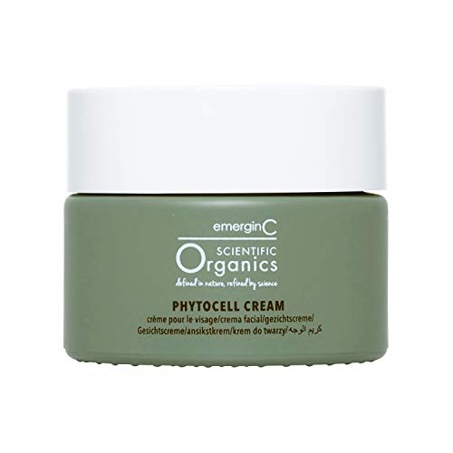 emerginC Scientific Organics Phytocell Anti-Aging Cream - Facial Moisturizer with Plant Stem Cells for Radiant Complexion and Skin Protection (1.7 oz, 50 ml)