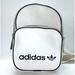 Adidas Bags | Adidas Originals Santiago Mini Backpack In White Faux Leather | Color: Black/White | Size: 9x7x3