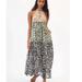 Anthropologie Dresses | Anthropologie Maeve Keyhole Halter Maxi Dress | Color: Green/Tan | Size: L