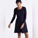 Madewell Dresses | Madewell Long Sleeve Knit Dress, Small | Color: Blue | Size: 00