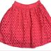 Jessica Simpson Skirts | Jessica Simpson Hot Coral Ariella Skirt | Small | Color: Orange | Size: S