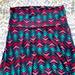 Lularoe Skirts | Gorgeous Euc Lularoe Maxi Skirt Size Medium | Color: Blue/Pink | Size: M