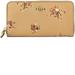 Coach Bags | Coach Accordion Zip Wallet Floral Bundle Print Beechwood Floral/Gold Women New | Color: Brown | Size: Os