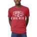 Men's League Collegiate Wear Heather Red Cornell Big 1274 Victory Falls T-Shirt