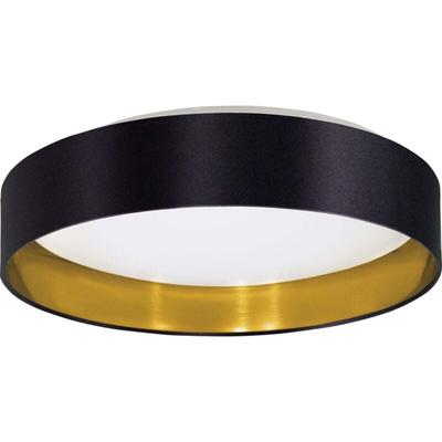 Led Deckenleuchte Maserlo 2 schwarz-gold ø 38 cm warmweiß Deckenlampen & Kronleuchter - Eglo Image