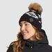 Eddie Bauer Women's Pacific Ridge Pom Beanie - Black - Size ONE SIZE