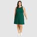 Eddie Bauer Plus Size Women's Aster Sleeveless Empire-Waist Dress - Green - Size 2X