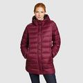 Eddie Bauer Women's Winter Coat StratusTherm Down Parka Jacket - Dark Red - Size XXL